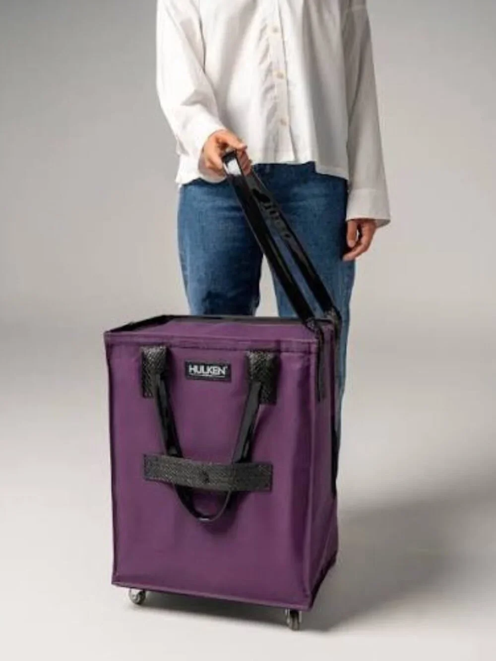 NWT Hulken Bag, MATTE PLUM, Medium